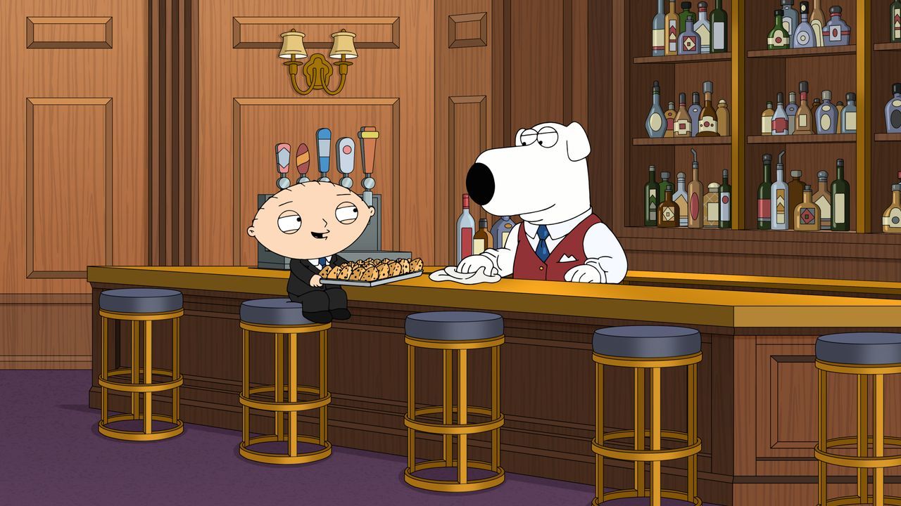 Stewie Griffin (l.); Brian Griffin (r.) - Bildquelle: © 2021 20th Television. All rights reserved. 
