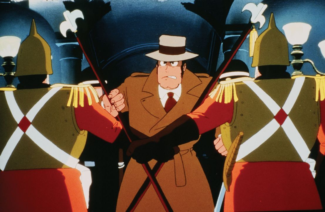 Lupin und seine Komplizen können bei einem Überfall eine beträchtliche Summe... - Bildquelle: original comic books created by Monkey Punch © Monkey Punch © TMS - All rights reserved