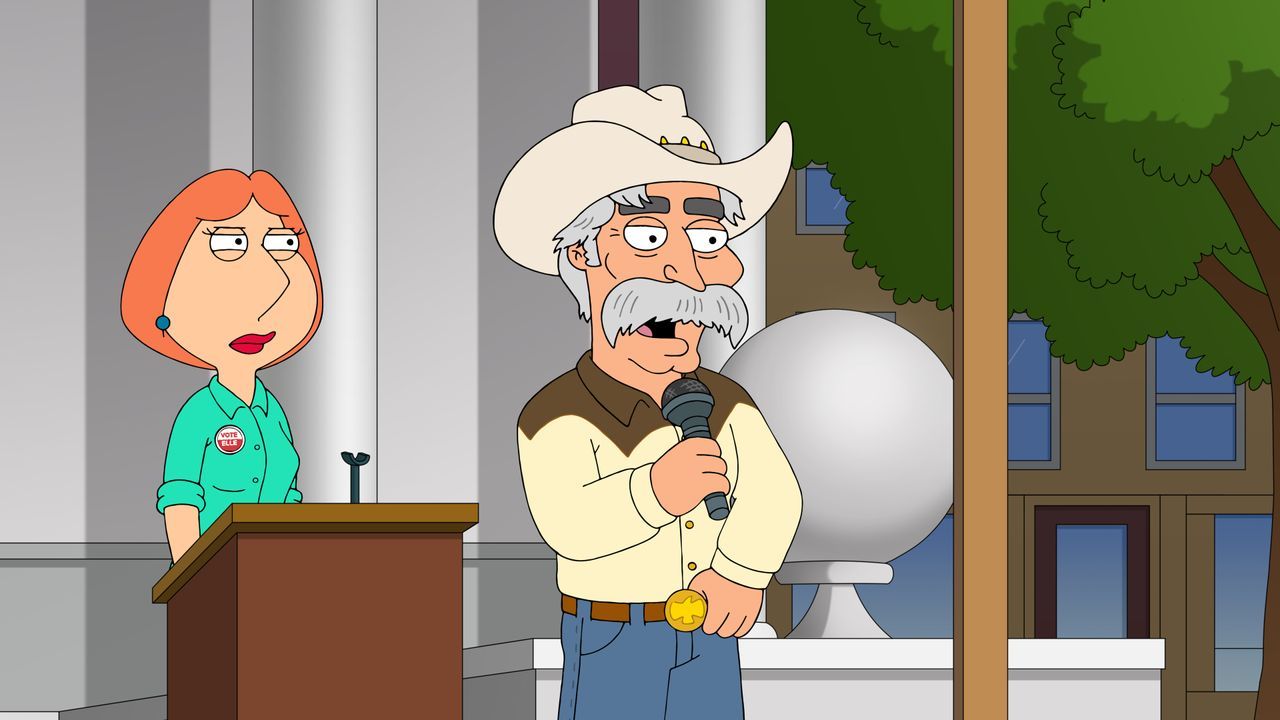 Lois Griffin (l.); Wild West (r.) - Bildquelle: © 2021-2022 Fox Broadcasting Company, LLC. All rights reserved