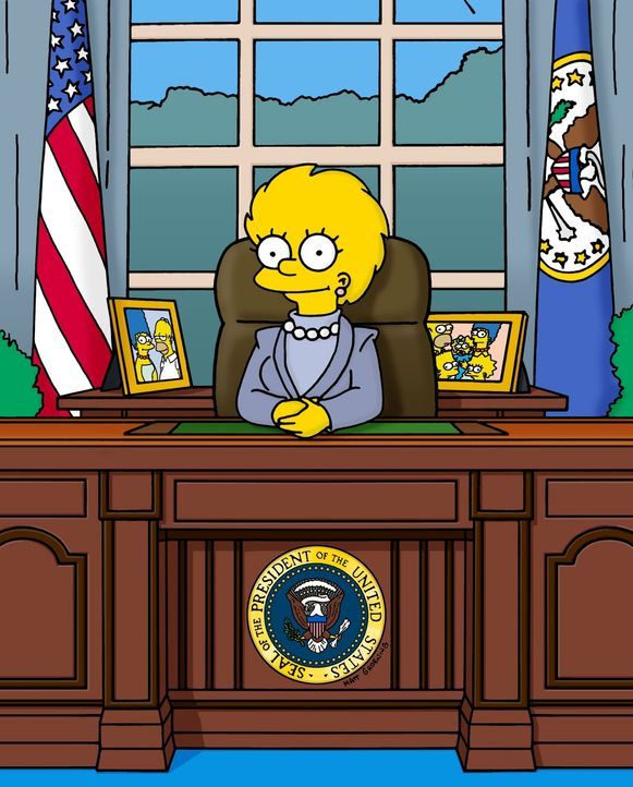In einer Zukunftsvision wird Lisa (Bild) Präsidentin der USA. - Bildquelle: © und TM Twenthieth Century Fox Film Corporation - Alle Rechte vorbehalten