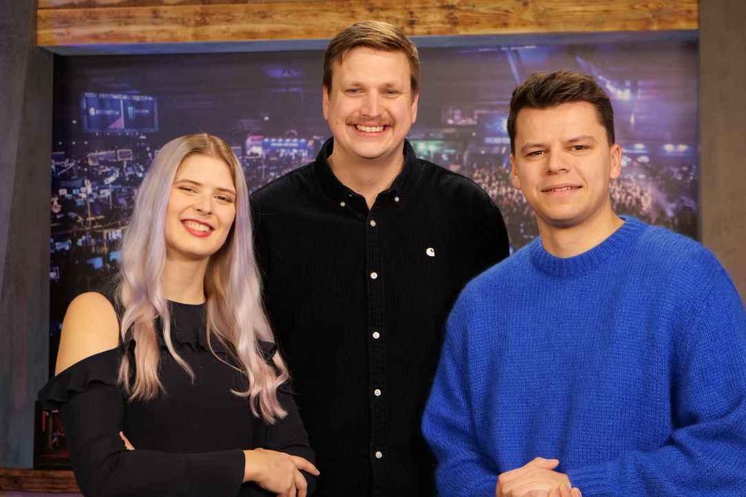 (v.l.n.r.) Lea Herfurtner; Hauke van Göns; Paul Fischer - Bildquelle: © ProSieben MAXX