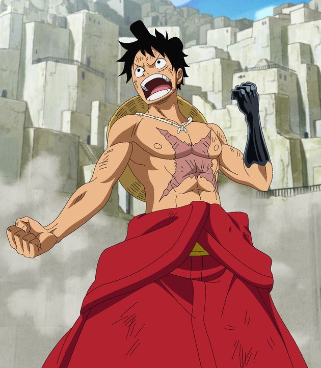 Die bizarrste Waffe. Ruffy im Visier der Seuchenkugeln - Bildquelle: © Eiichiro Oda / Shueisha, Toei Animation