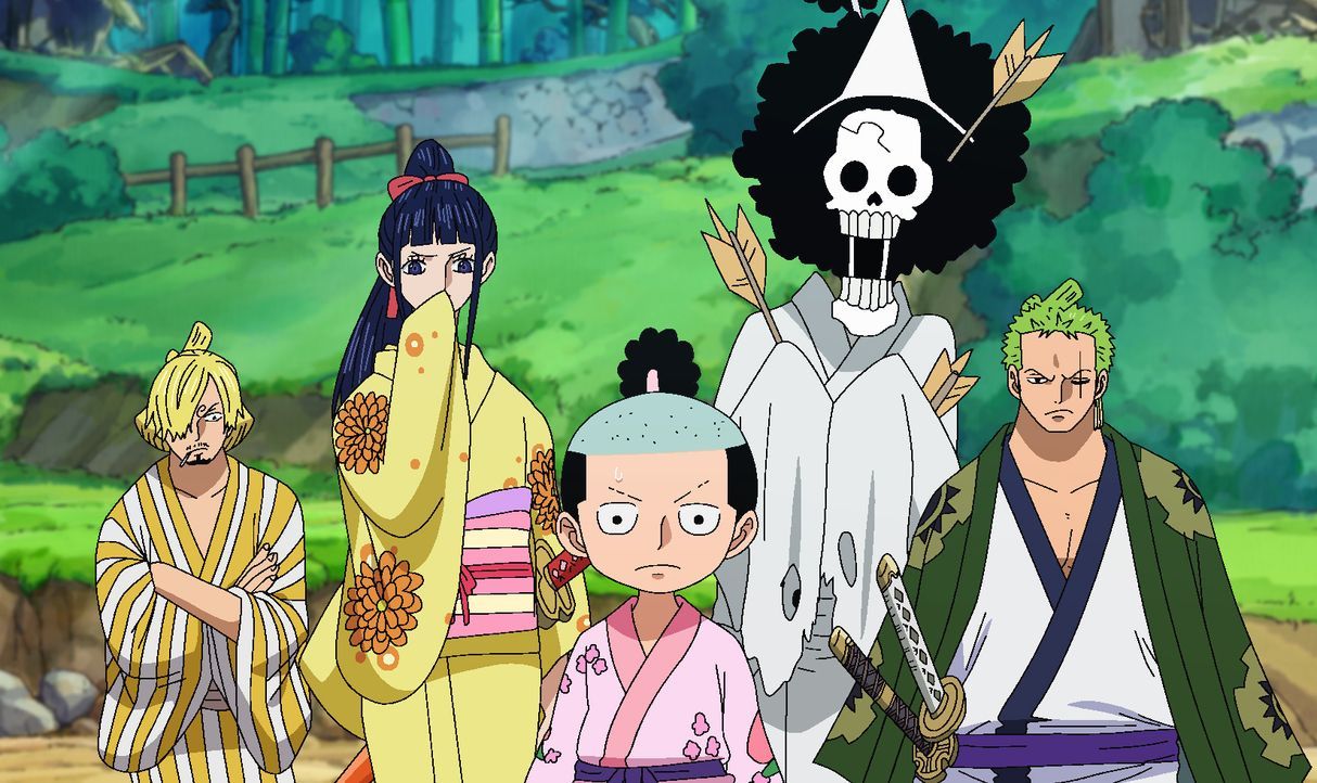 Die Entscheidungsschlacht rückt näher! Die Strohhüte nehmen Kampfhaltung ein - Bildquelle: © Eiichiro Oda / Shueisha, Toei Animation