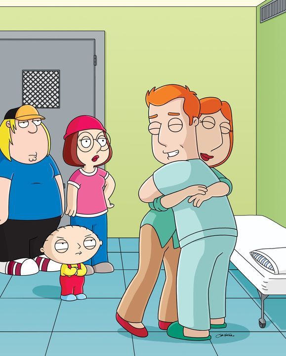 (v.l.n.r.) Chris Griffin; Stewie Griffin; Meg Griffin; Lois Griffin; Patrick Pewterschmidt - Bildquelle: 2005 Fox and its related entities. All rights reserved.