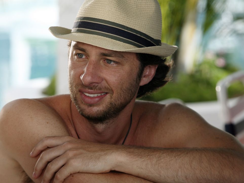 Genießt die Zeit auf den Bahamas: J.D. (Zach Braff) ... - Bildquelle: Touchstone Television