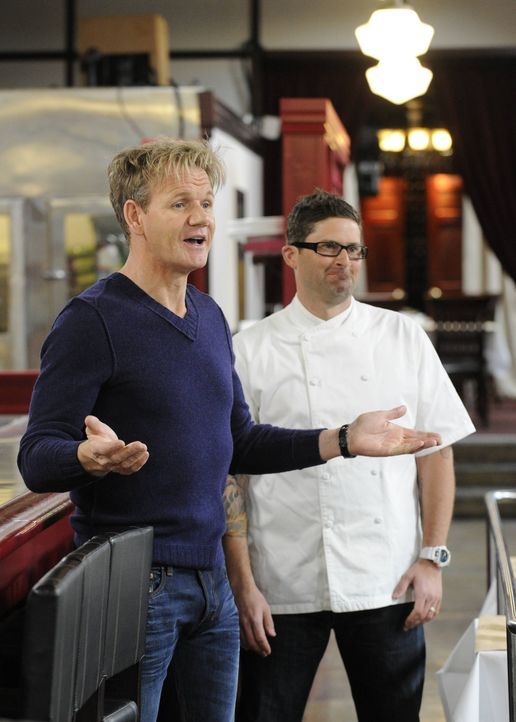 Gordon Ramsay (l.) - Bildquelle: Jeff Neira FOX