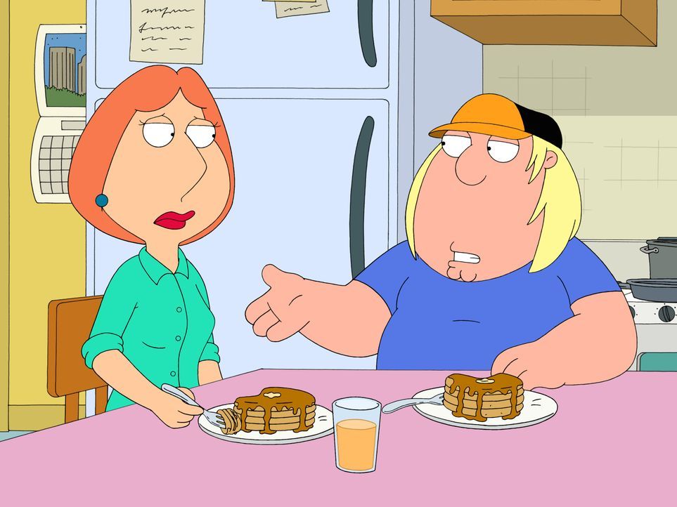 Lois Griffin (l.); Chris Griffin (r.) - Bildquelle: © 2008 FOX BROADCASTING