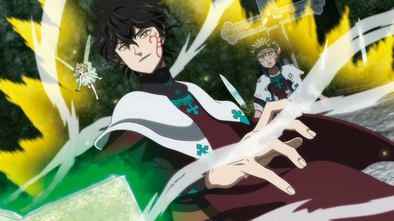 Im Hauptquartier stehen Asta und Mimosa ihren besessenen Freunden Yuno, Klau... - Bildquelle: © YUKI TABATA/SHUEISHA,TV TOKYO,BLACK CLOVER PROJECT