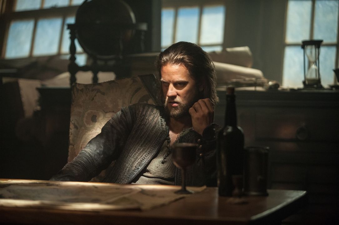 Mit ihm ist nicht zu spaßen: der berüchtigte Pirat Ned Low (Tadhg Murphy) ... - Bildquelle: David Bloomer 2015 Starz Entertainment LLC, All rights reserved.