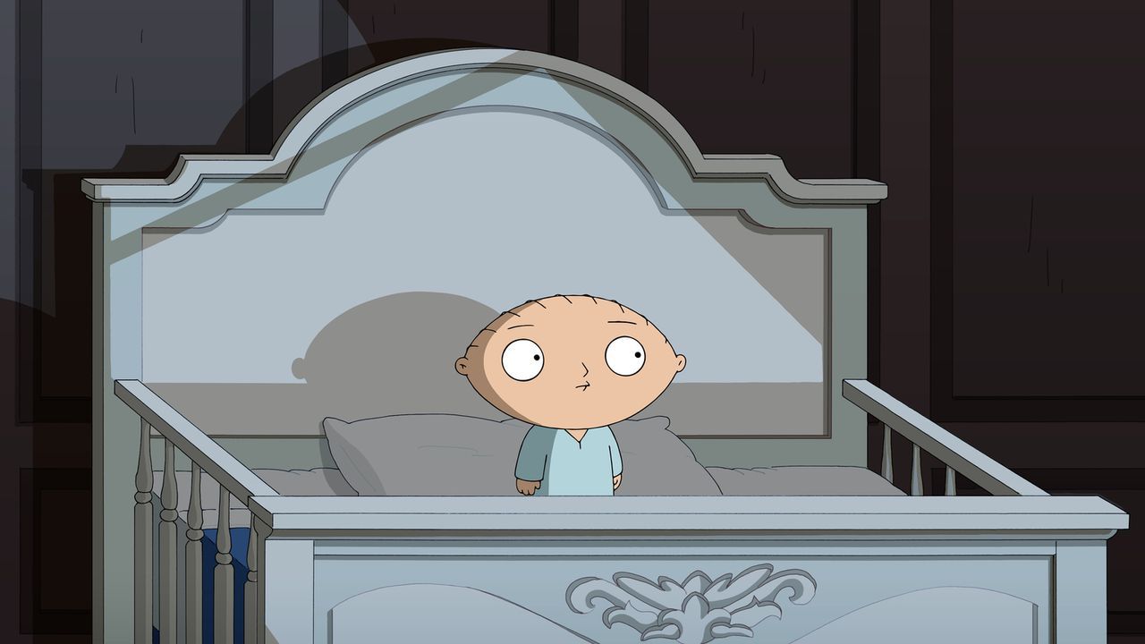 Aus Frust über den kaputten Fernseher, baut Stewie eine Zeitmaschine und reist damit zu dem Zeitpunkt vor seiner Geburt ... - Bildquelle: 2014 Twentieth Century Fox Film Corporation. All rights reserved.