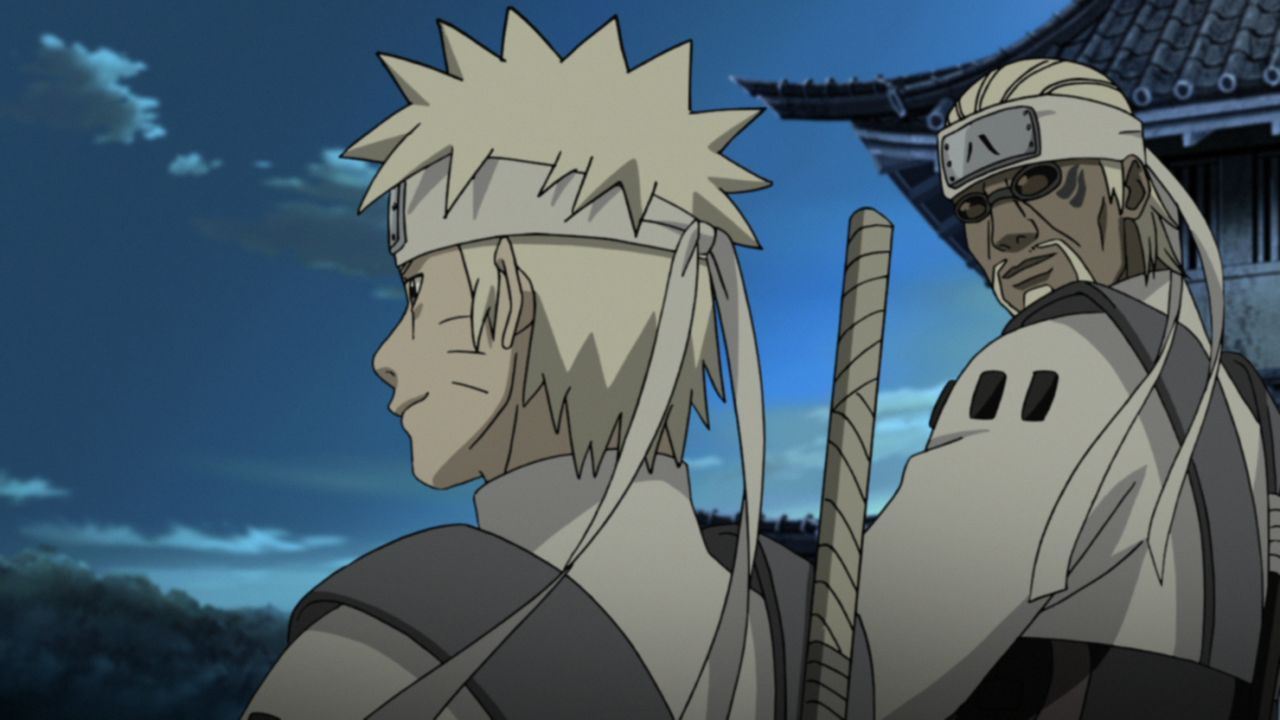 (v.l.n.r.) Naruto Uzumaki; Killer B - Bildquelle: 2002 MASASHI KISHIMOTO / 2007 SHIPPUDEN