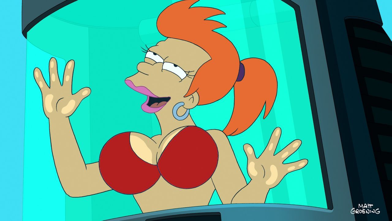 Fry steckt plötzlich in einem weiblichen Körper, was er gar nicht so schlimm findet ... - Bildquelle: 2011 Twentieth Century Fox Film Corporation. All rights reserved.