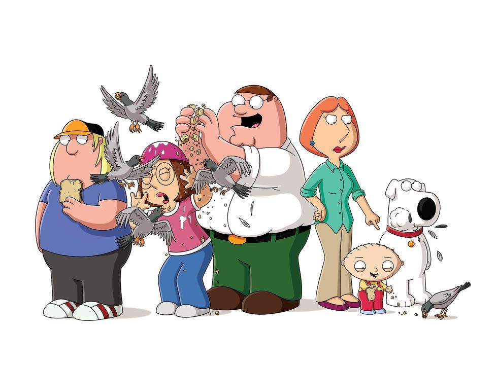 (17. Staffel) - Chris Griffin; Meg Griffin; Peter Griffin; Lois Griffin; Stewie Griffin; Brian Griffin - Bildquelle: 2018-2019 Fox and its related entities.  All rights reserved.