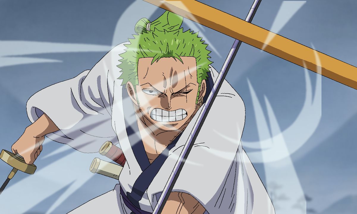 Das Blatt wendet sich! Der Dreischwertstil überwindet die Todesschwelle! - Bildquelle: © Eiichiro Oda / Shueisha, Toei Animation