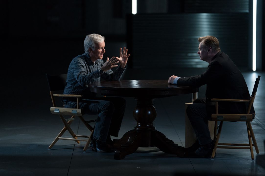 James Cameron (l.); Christopher Nolan (r.) - Bildquelle: © 2018 AMC Film Holdings LLC. All Rights Reserved.