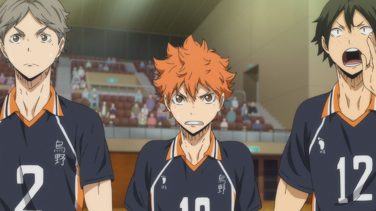 (v.l.n.r.) Koshi Sugawara; Shoyo Hinata; Tadashi Yamaguchi - Bildquelle: H.Furudate / Shueisha,"Haikyu!!" Project, MBS Instinct