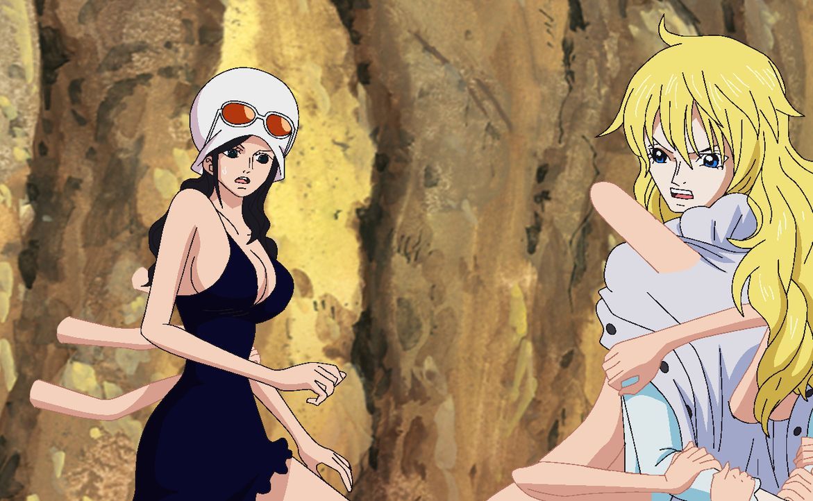 Nico Robin (l.); Cavendish (r.) - Bildquelle: Eiichiro Oda/Shueisha, Toei Animation