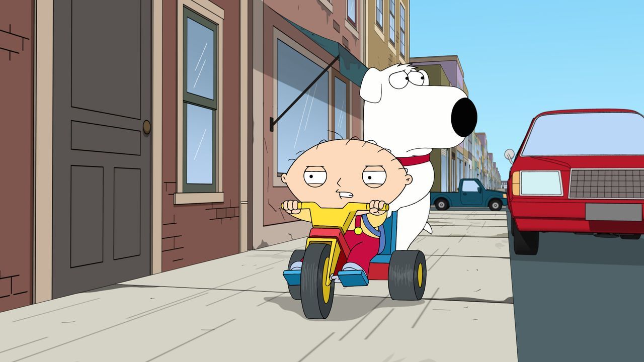 Stewie Griffin (l.); Brian Griffin (r.) - Bildquelle: © 2021-2022 Fox Broadcasting Company, LLC. All rights reserved.