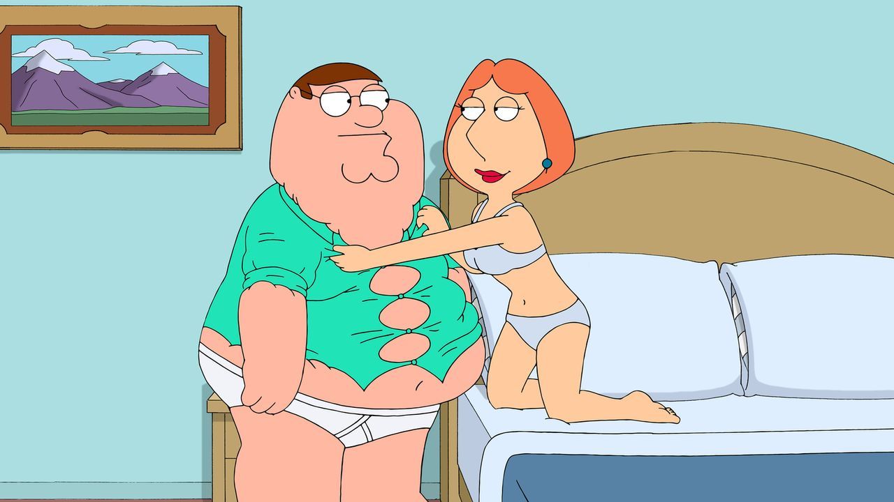 Nachdem Peter (l.) seinen Job verloren hat und jetzt Lois (r.) das Geld verdient, fühlt sich Peter komplett seiner Männlichkeit beraubt, was auch im... - Bildquelle: 2014 Twentieth Century Fox Film Corporation. All rights reserved.
