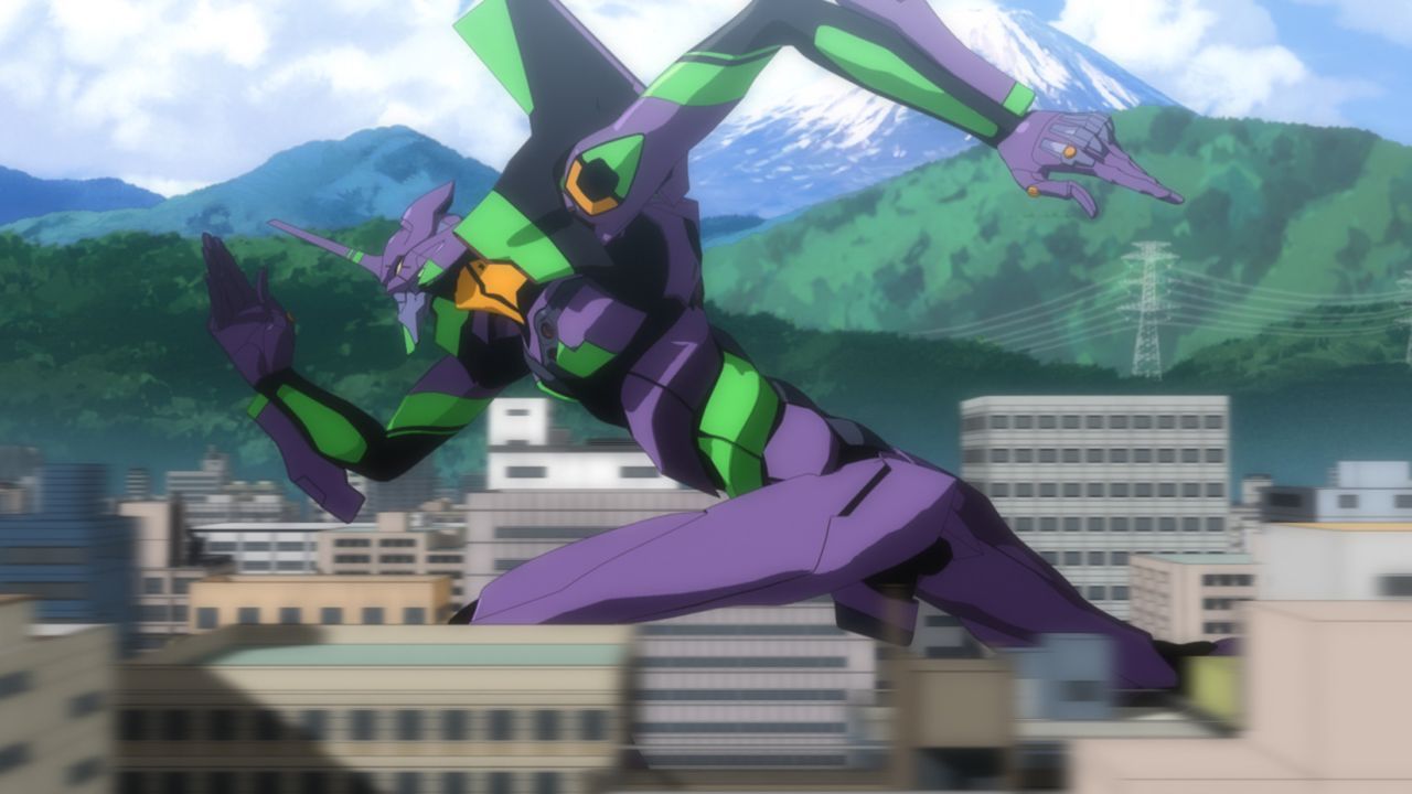 Im Kampf gegen den dritten Engel verliert NERV eine Evangelion-Einheit. Kann sich wenigstens Mari retten? - Bildquelle: khara, GAINAX. All rights reserved