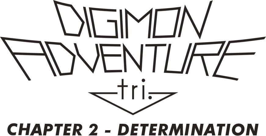 Digimon Adventure Tri. Chapter 2 - Determination - Logo - Bildquelle: 2015 Toei Animation Co., Ltd.