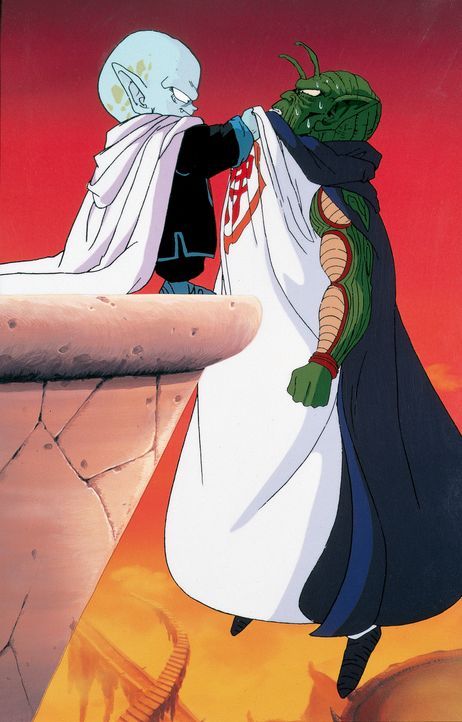 (v.l.n.r.) Garlic Jr.; Gott - Bildquelle: 1989 TOEI ANIMATION CO., LTD