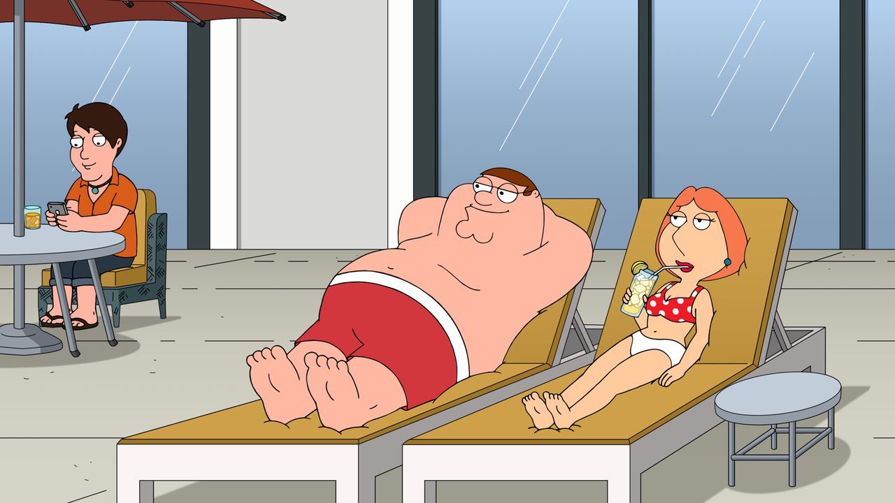 Peter Griffin (l.); Lois Griffin (r.) - Bildquelle: © 2021-2022 Fox Broadcasting Company, LLC. All rights reserved.