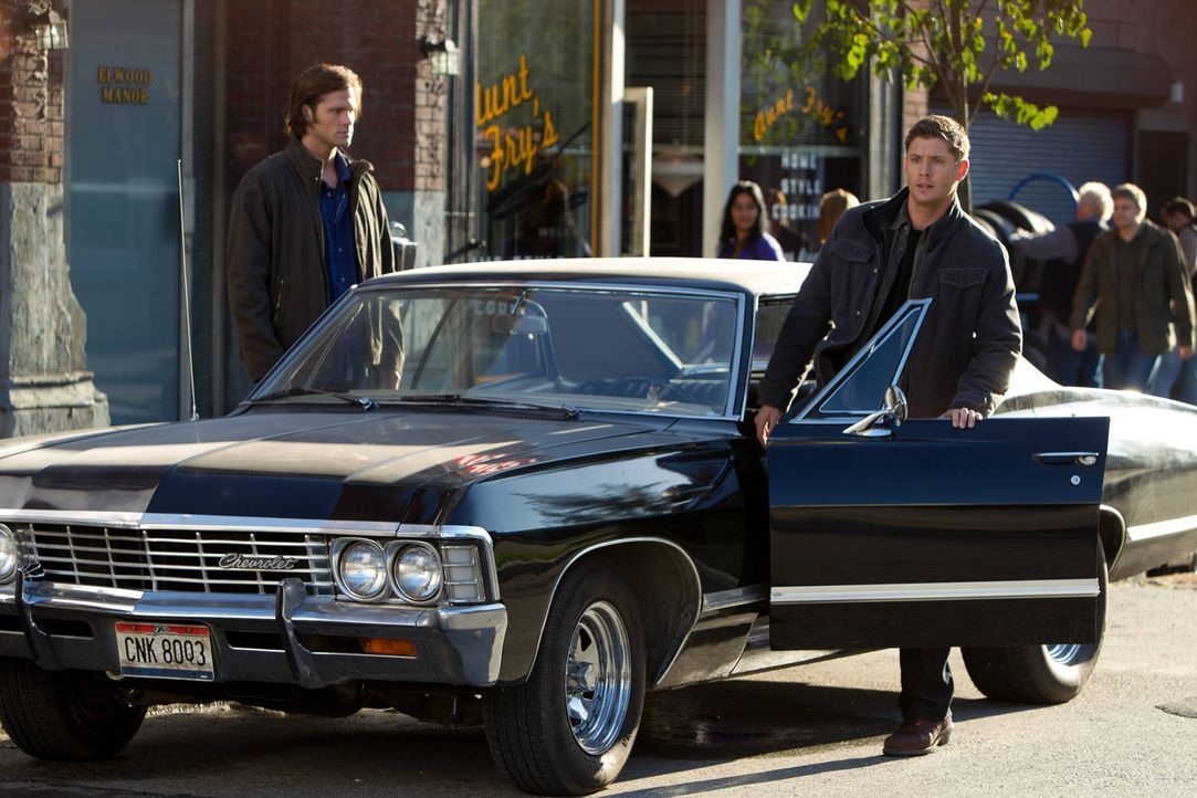 Machen eine ganz besondere Entdeckung: Sam (Jared Padalecki, l.) und Dean (Jensen Ackles, r.) ... - Bildquelle: Warner Bros. Television