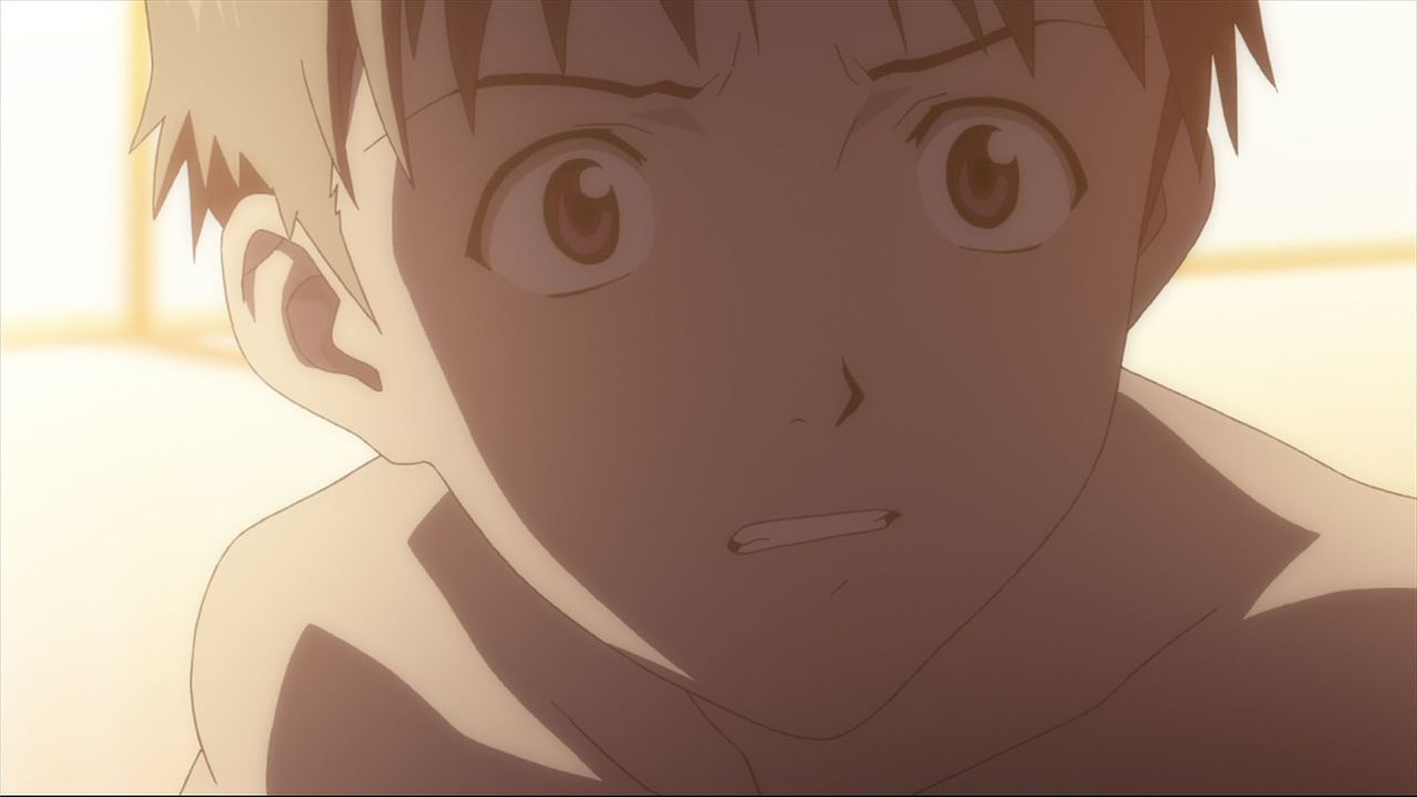 Nach dem Tod seiner Mutter hatte sich der 14-jährige Shinji Ikari das Wiedersehen mit seinem Vater ganz anders vorgestellt ... - Bildquelle: khara, GAINAX. All rights reserved