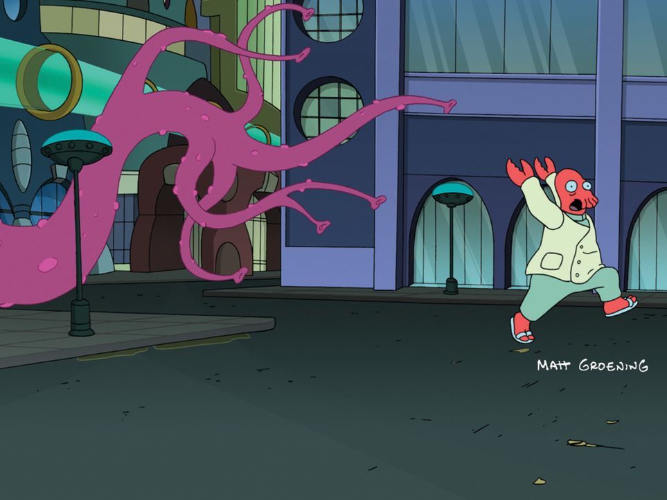 Die Anomalie sorgt für allerlei Chaos in Neu New York, was Zoidberg am eigenen Leib spüren muss ... - Bildquelle: 2008 Twentieth Century Fox Film Corporation. All rights reserved.