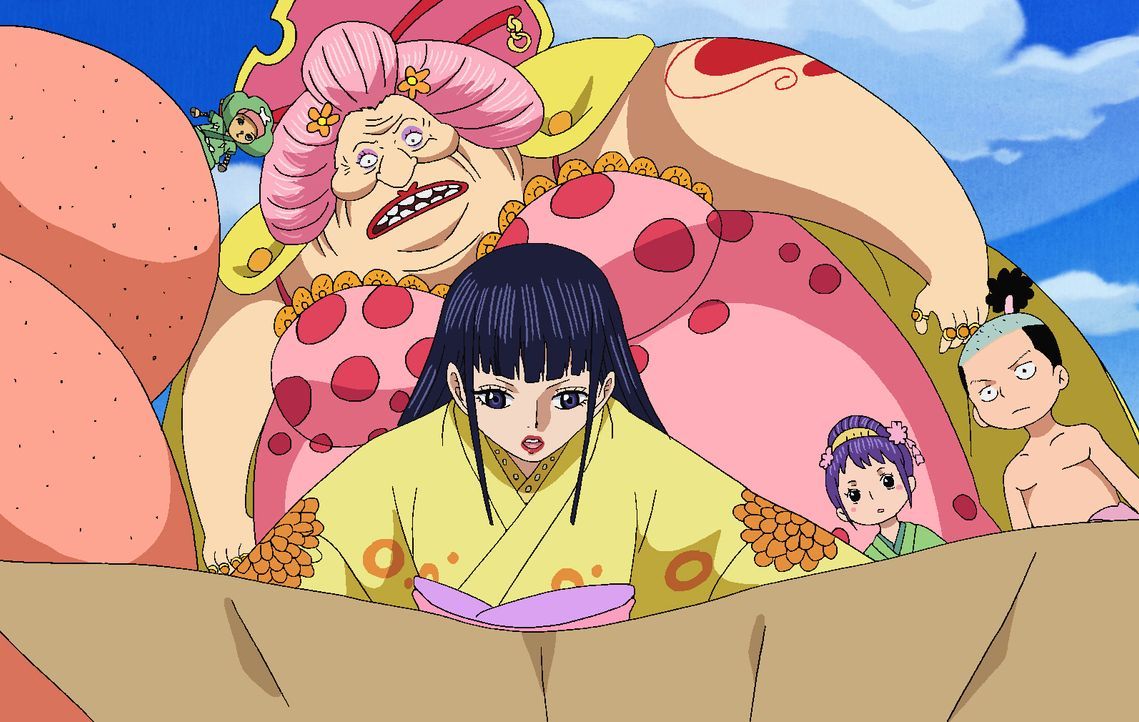 Das Band zwischen Gefangenen. Ruffy und Opa Hyo! - Bildquelle: © Eiichiro Oda / Shueisha, Toei Animation