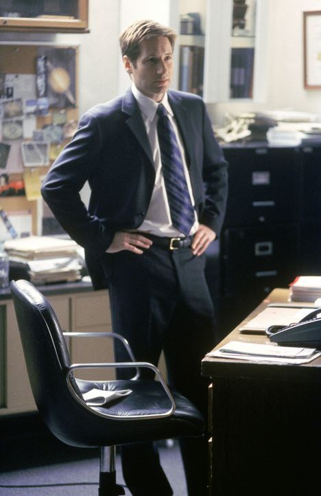 Obwohl Mulder (David Duchovny) nicht mehr für die X-Akten zuständig ist, mischt er sich in Doggetts Arbeit ein. - Bildquelle: TM +   2000 Twentieth Century Fox Film Corporation. All Rights Reserved.
