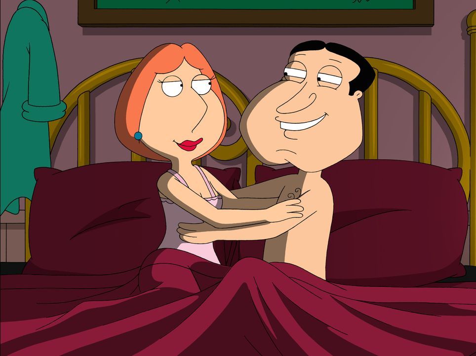 Quagmire (r.) und Lois (l.) landen gemeinsam im Bett ... - Bildquelle: 2007-2008 Twentieth Century Fox Film Corporation. All rights reserved.