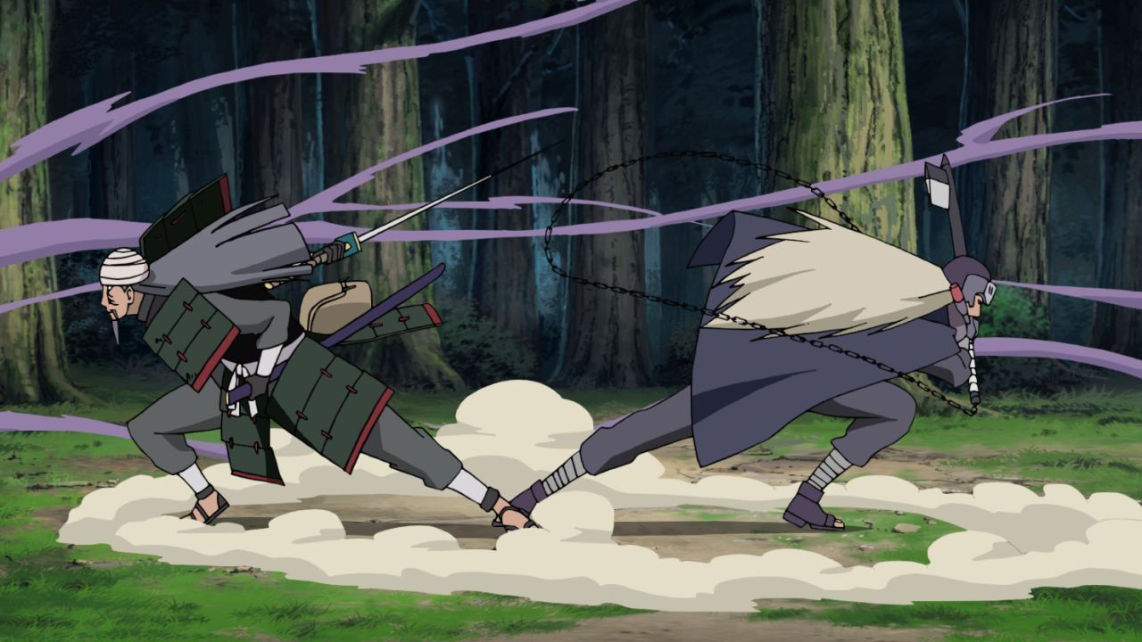 Mifune gegen Hanzo - Bildquelle: © 2002 MASASHI KISHIMOTO / 2007 SHIPPUDEN All Rights Reserved.