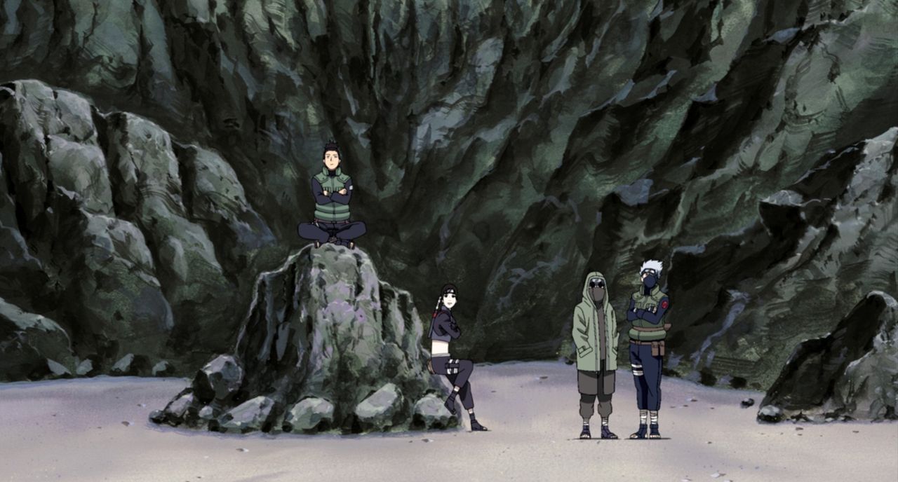 Es stellt sich schnell heraus, dass die Angreifer gefährliche Himmel-Shinobi sind. Nun liegt es an Naruto und seinen Freunden (Foto), die Bedrohung... - Bildquelle: 2002 MASASHI KISHIMOTO /2007 Shippuden   NMP 2008