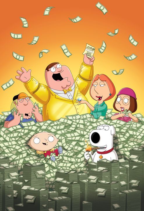 Was soll die Familie Griffin bloß mit dem ganzen Geld anfangen? - Bildquelle: 2011 Twentieth Century Fox Film Corporation. All rights reserved.