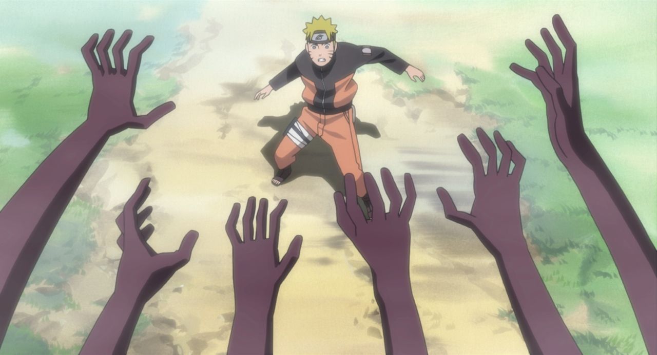 Naruto und seine Freund müssen den Kampf gegen eine Gruppe fliegender Ninjas aufnehmen, die auf dem Weg ins Feuer-Reich sind, um das kleine Dorf Kon... - Bildquelle: 2002 MASASHI KISHIMOTO /2007 Shippuden   NMP 2008