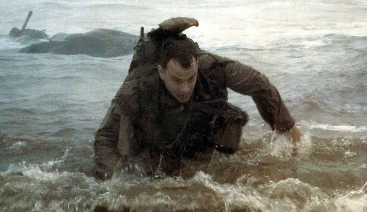6. Juni 1944. Captain John Miller (Tom Hanks) wird mitten in die Schlacht geschickt, die an der französischen Normandieküste Mitte 1944 tobt. Sein A... - Bildquelle: United International Pictures