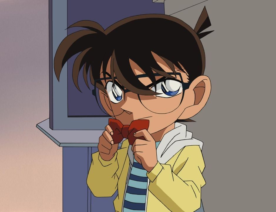 Das Zigarettenetui hat dem Direktor das Leben gerettet, doch der Angreifer w... - Bildquelle: © Gosho Aoyama / Shogakukan, YTV, TMS 1996