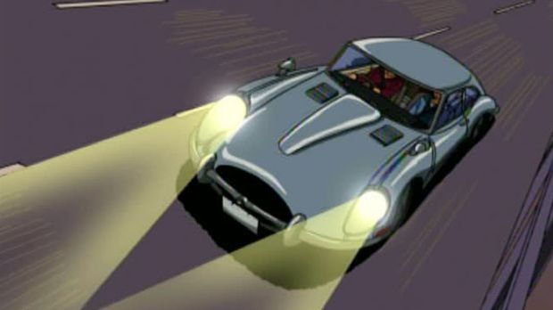 Jaguar E-Type bei Detektiv Conan