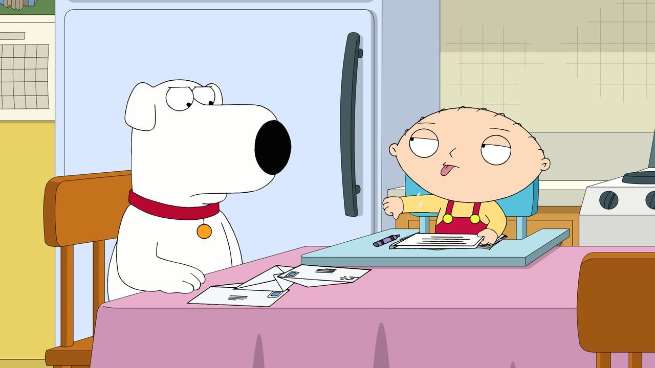 Brian Griffin (l.); Stewie Griffin (r.) - Bildquelle: © 2021-2022 Fox Broadcasting Company, LLC. All rights reserved.