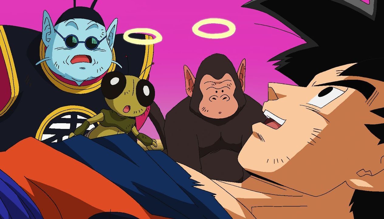 Entscheidungskampf auf Meister Kaios Planet! Beerus gegen Goku! - Bildquelle: © Bird Studio/Shueisha, Toei Animation