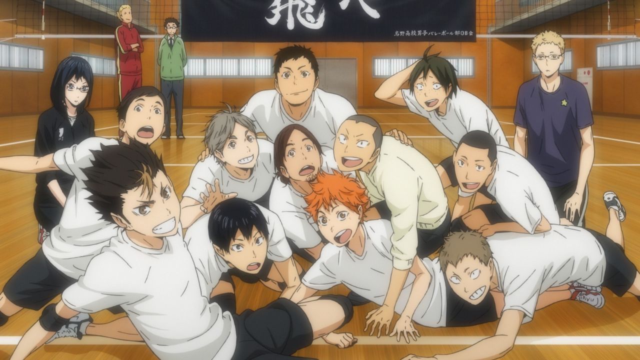 Das Volleyballteam der Karasuno Oberschule - Bildquelle: H.Furudate / Shueisha,"Haikyu!!?Project, MBS