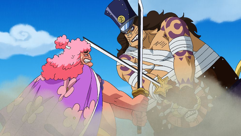 One Piece Folge 938 Hohe Wellen Werden Geschlagen Die Identitat Des Edlen Diebes Kozo Ushimitsu Prosieben Maxx