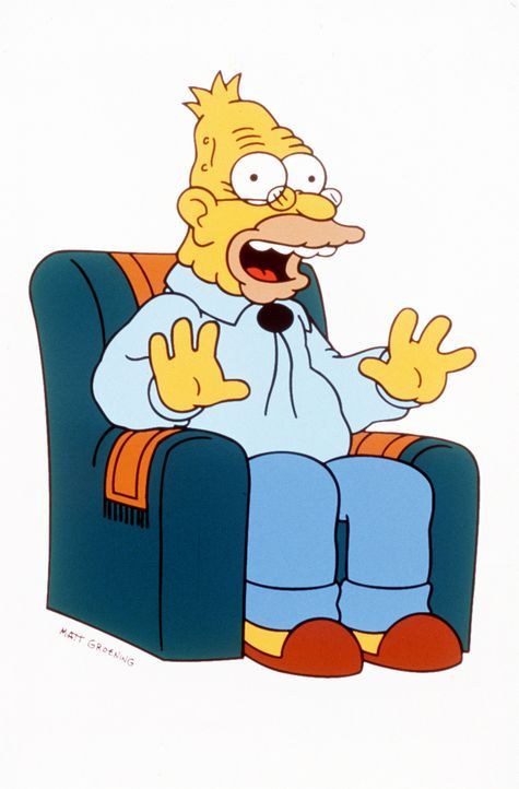 (9. Staffel) - Grandpa Simpson spielt eine große Rolle im chaotischen Familien-Clan. - Bildquelle: und TM Twentieth Century Fox Film Corporation - Alle Rechte vorbehalten