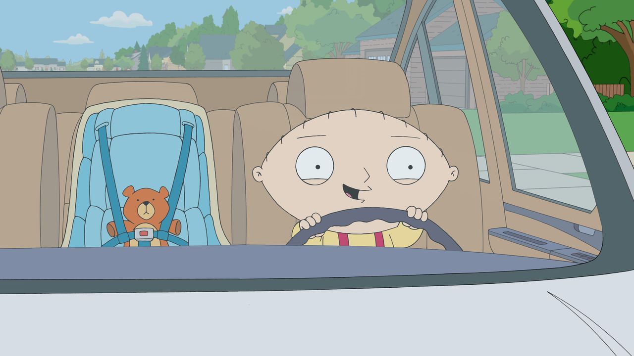 Stewie entdeckt das Autofahren für sich und leiht sich heimlich Brians Wagen ... - Bildquelle: 2011 Twentieth Century Fox Film Corporation. All rights reserved.