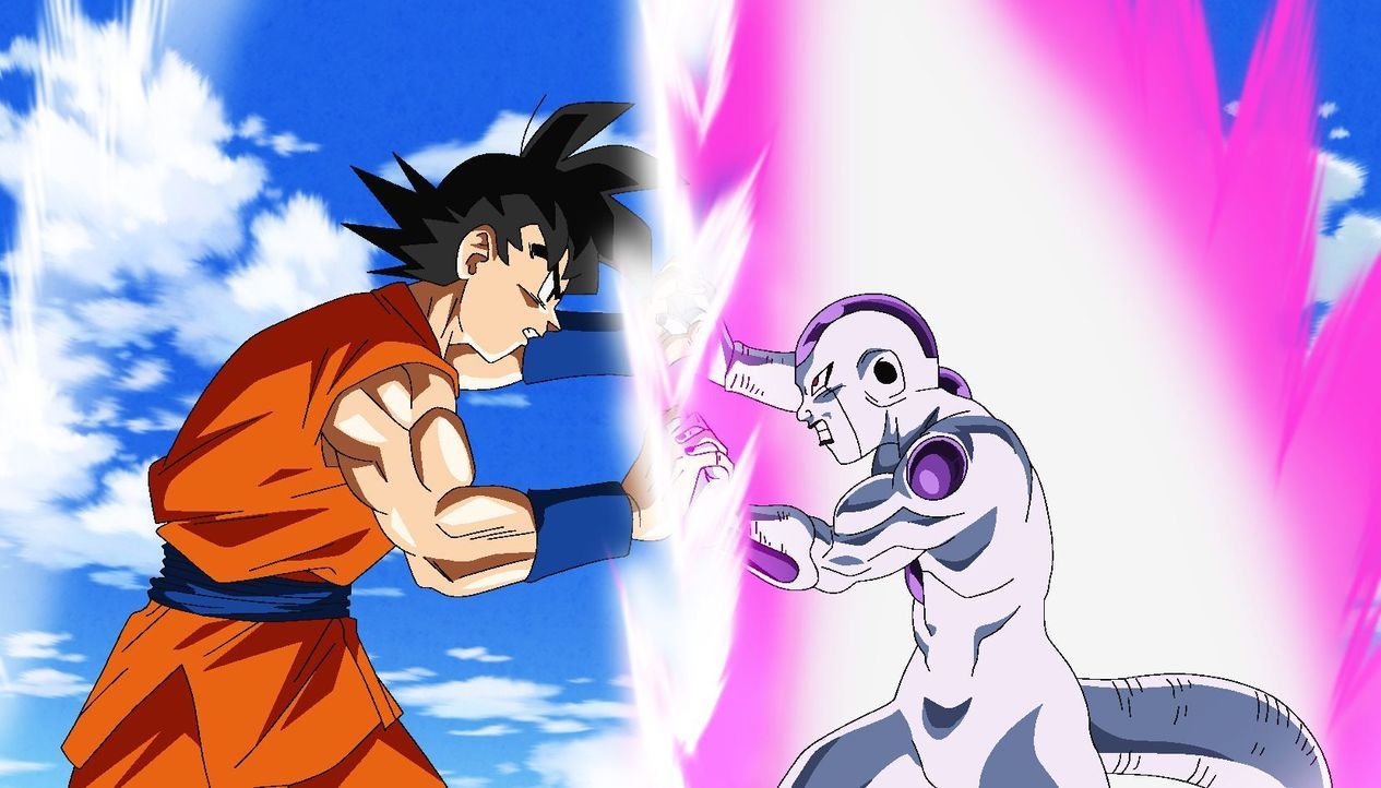 Freezer und Son Goku stoßen aufeinander! Das ist das Ergebnis meines Trainings! - Bildquelle: © Bird Studio/Shueisha, Toei Animation