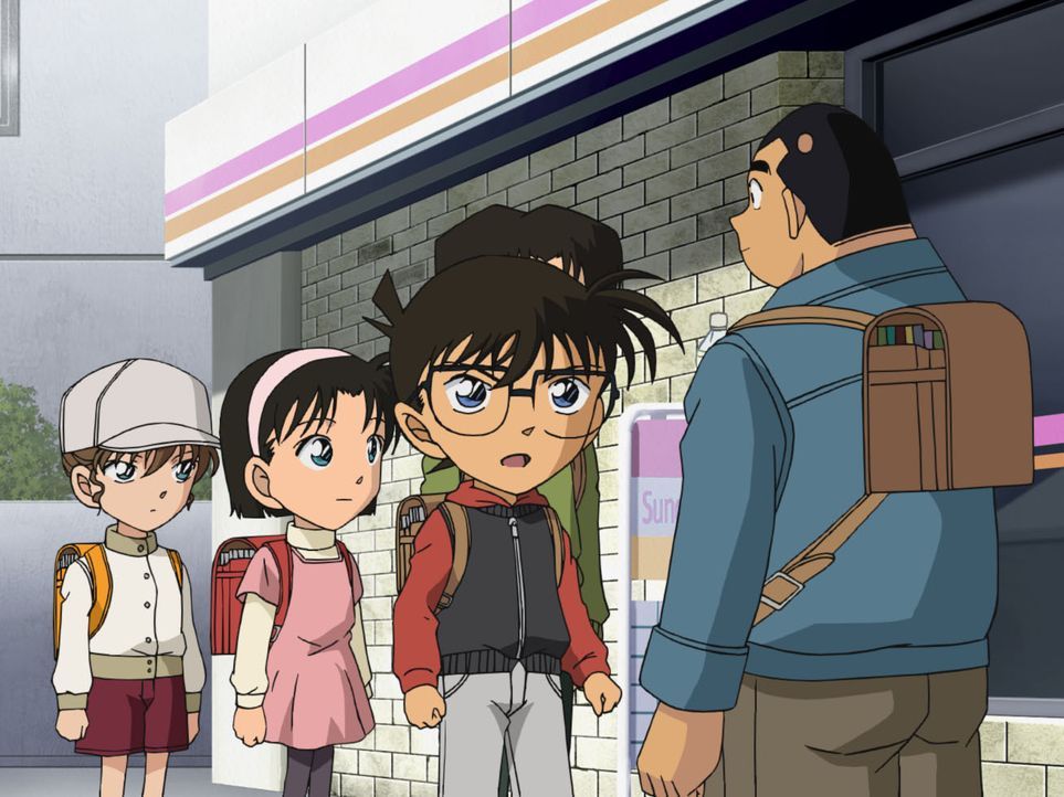 Shôkos Einkaufsliste bringt Conan auf eine Idee. Gemeinsam besuchen sie eine... - Bildquelle: © Gosho Aoyama / Shogakukan, YTV, TMS 1996