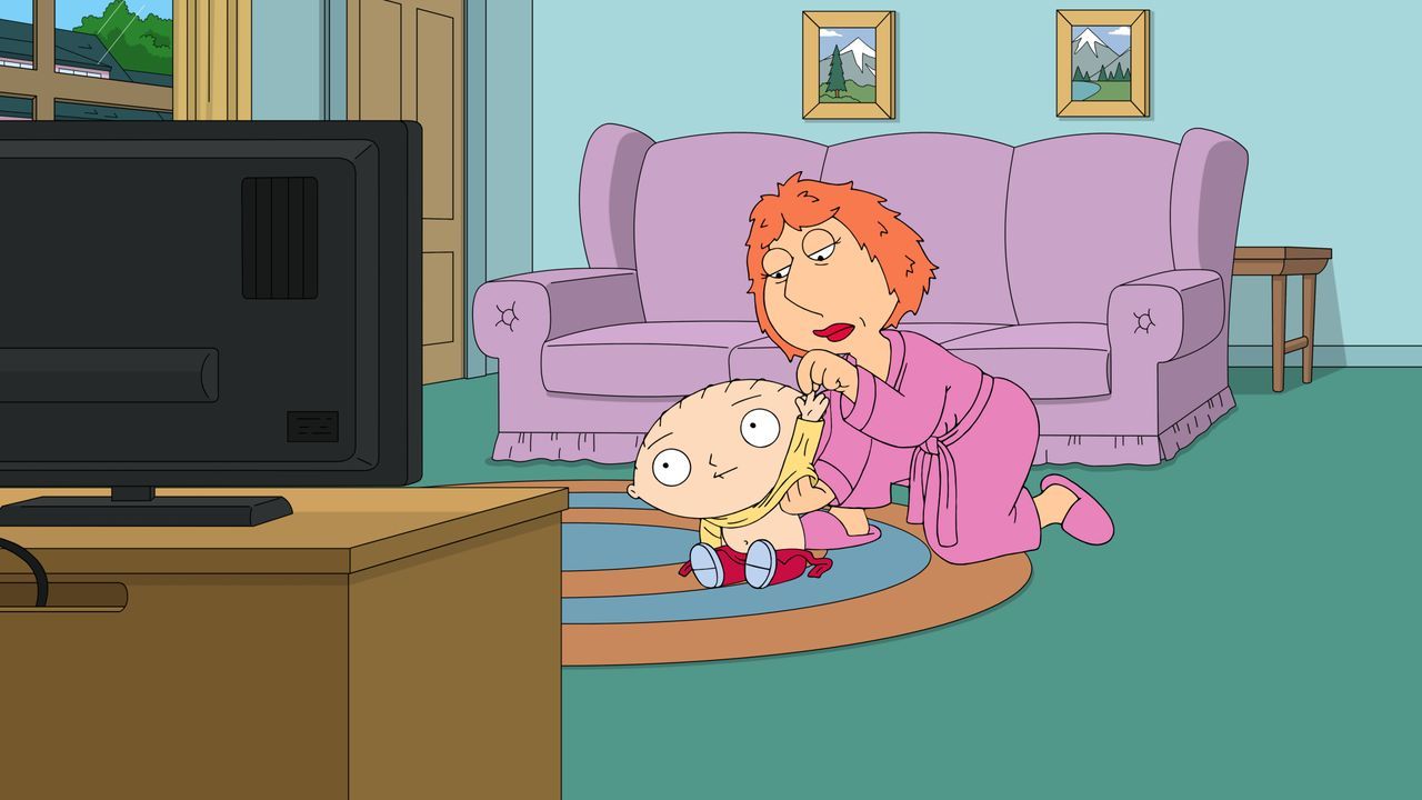 Stewie Griffin (l.); Lois Griffin (r.) - Bildquelle: © 2021-2022 Fox Broadcasting Company, LLC. All rights reserved.