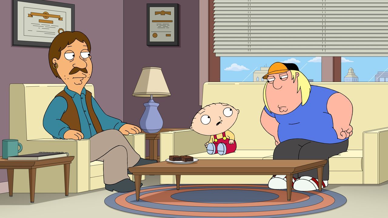 (v.l.n.r.) Bruce; Stewie Griffin; Chris Griffin - Bildquelle: © 2021-2022 Fox Broadcasting Company, LLC. All rights reserved